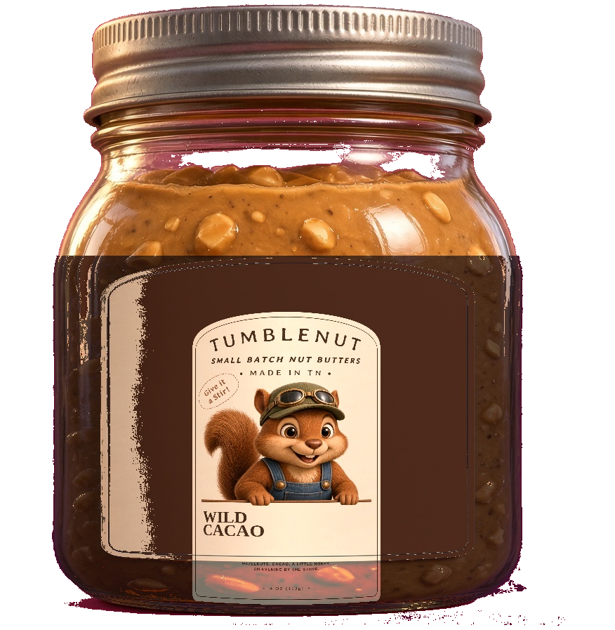 Wild Cacao 4 oz (113g) mason jar